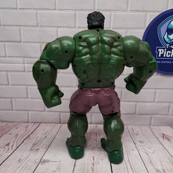 Disney Store Marvel Avengers Talking Hulk 13" Adjustable Action Figure Works - Picture 5 of 9